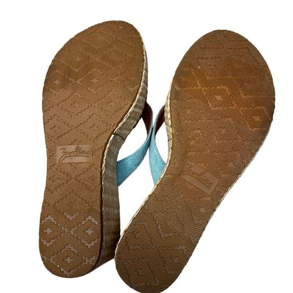 NWOT ZODIAC Rio wedge sandals size 8.5 - Picture 3 of 6